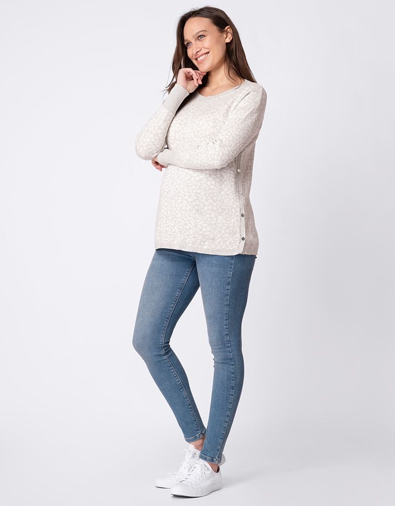 Baby Seraphine Baby Clothes | Mama &amp; Mini Animal Print Cotton Sweaters