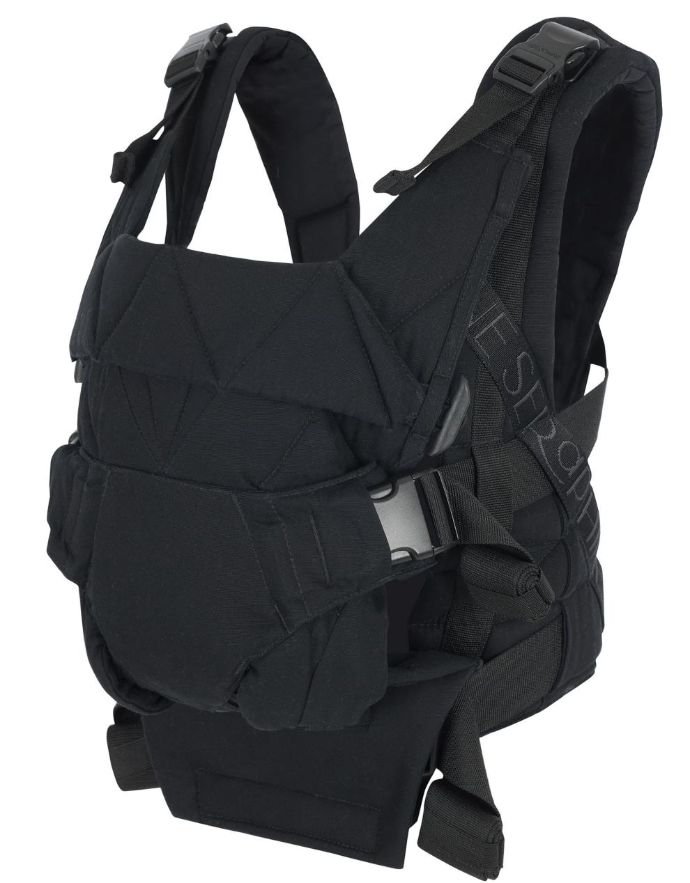Baby Seraphine CARIPOD™ | The CARIPOD™ Baby Carrier - Black Cotton Canvas