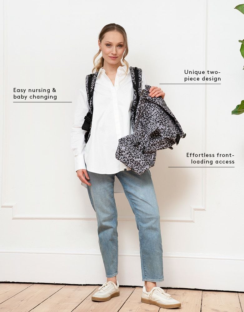 Baby Seraphine CARIPOD™ | The CARIPOD™ Baby Carrier - Canvas Animal Print