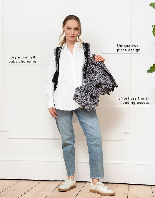 Baby Seraphine CARIPOD™ | The CARIPOD™ Baby Carrier - Canvas Animal Print