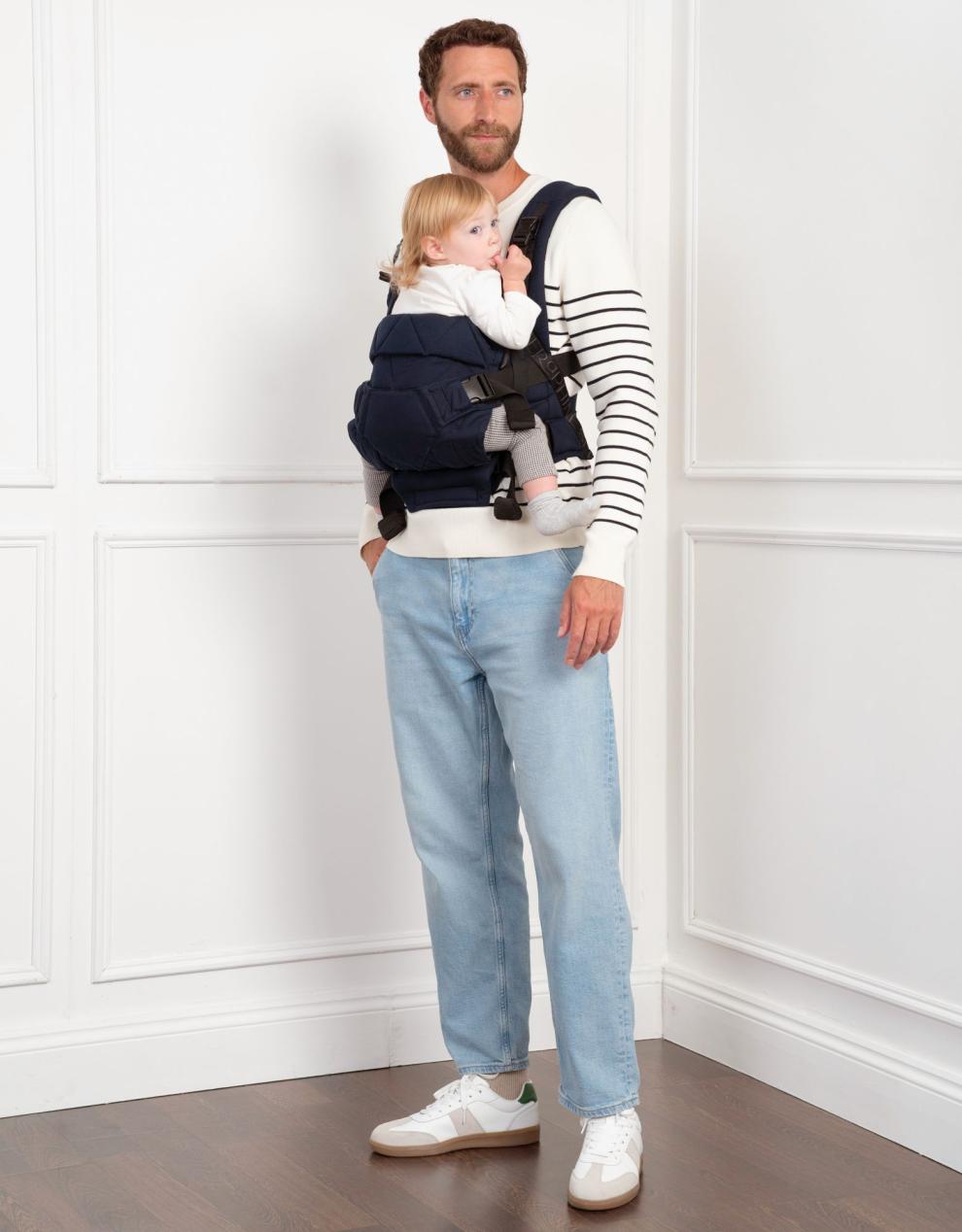 Baby Seraphine CARIPOD™ | The CARIPOD™ Baby Carrier - Navy Cotton Canvas