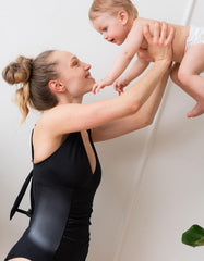 Women Seraphine Beach &amp; Swimwear | Black Post Maternity Shaping Swimsuit