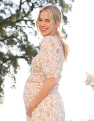 Women Seraphine Co-ords | Cotton Floral Co-Ord Maternity And Nursing Set