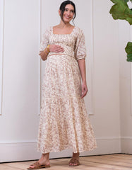 Women Seraphine Co-ords | Cotton Floral Co-Ord Maternity And Nursing Set