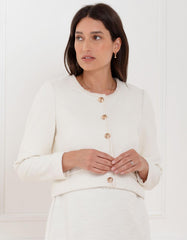 Women Seraphine Co-ords | Cropped Tweed Jacket