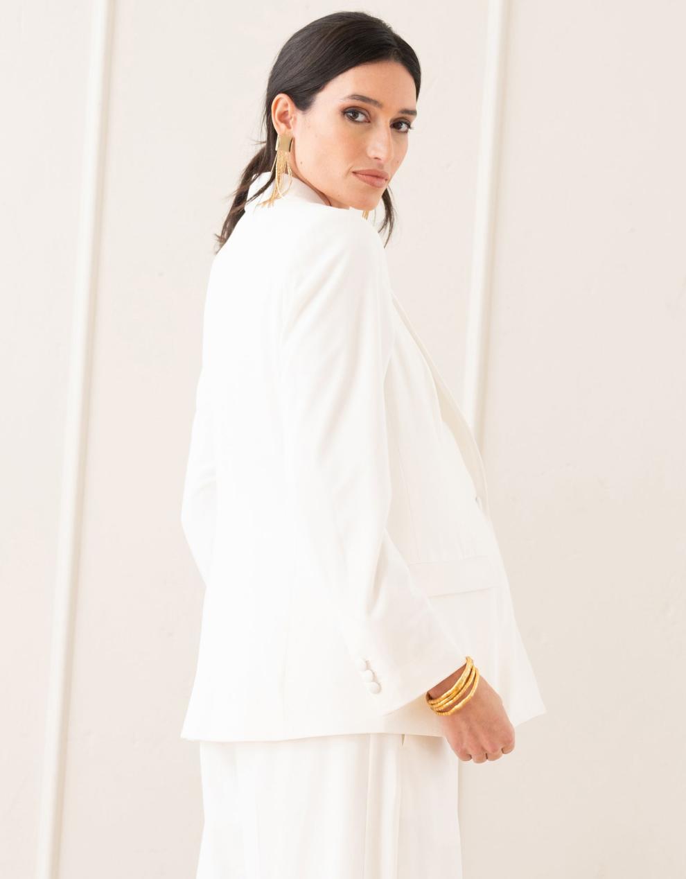 Women Seraphine Co-ords | Single-Breasted Tuxedo Maternity-To-Nursing Blazer