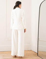 Women Seraphine Co-ords | Single-Breasted Tuxedo Maternity-To-Nursing Blazer