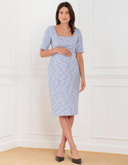 Women Seraphine Co-ords | Tweed Midi Maternity Dress| Seraphine