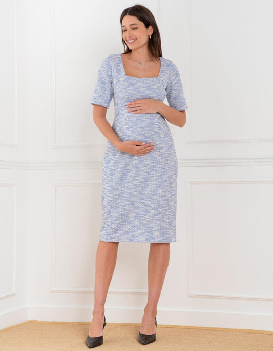 Women Seraphine Co-ords | Tweed Midi Maternity Dress| Seraphine