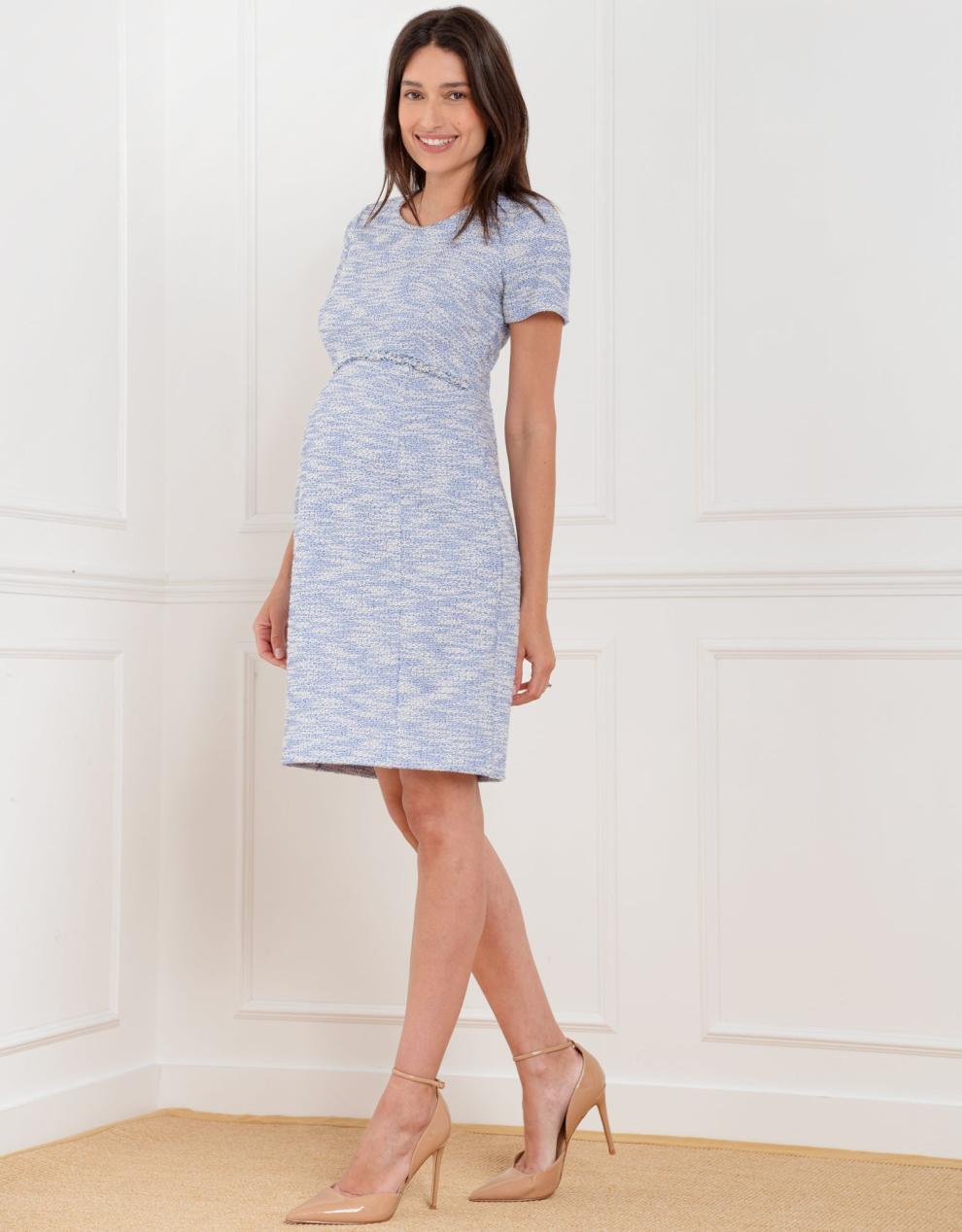 Women Seraphine Co-ords | Tweed Mini Maternity Dress| Seraphine