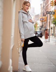 Women Seraphine Coats &amp; Jackets | 3 In 1 Relaxed Fit Maternity Hoodie