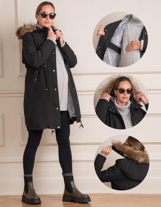 Women Seraphine Coats &amp; Jackets | 3 In 1 Winter Maternity Parka