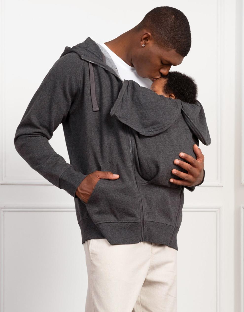 Women Seraphine Coats &amp; Jackets | Men’s Hoodie With Baby Pouch