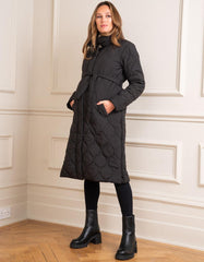 Women Seraphine Coats &amp; Jackets | Quilted 3 In 1 Maternity &amp; Babywearing Coat
