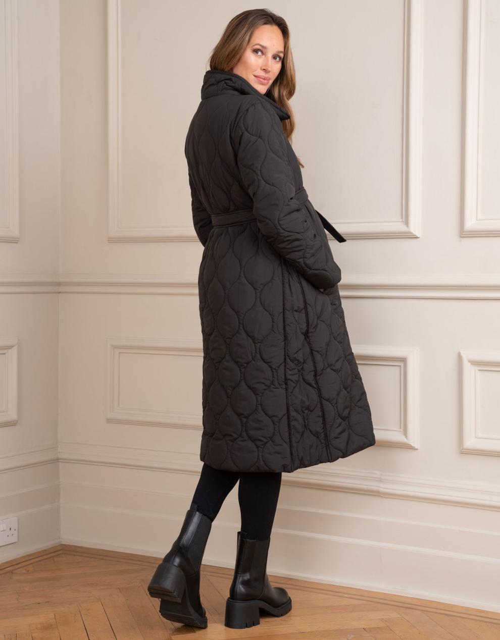 Women Seraphine Coats &amp; Jackets | Quilted 3 In 1 Maternity &amp; Babywearing Coat