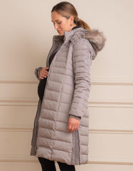 Women Seraphine Coats &amp; Jackets | Slate 3 In 1 Down Maternity Coat
