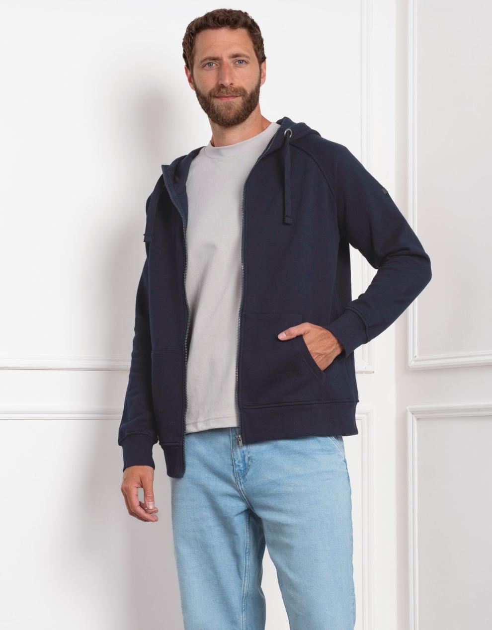 Women Seraphine Coats &amp; Jackets | Navy Blue Men's Babywearing Hoodie