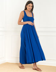 Women Seraphine Dresses | Jersey Bamboo Strap Midi Maternity Dress