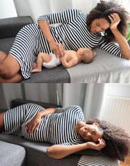 Women Seraphine Dresses | Nautical Nursing Dress