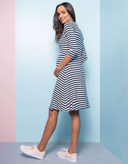 Women Seraphine Dresses | Nautical Nursing Dress