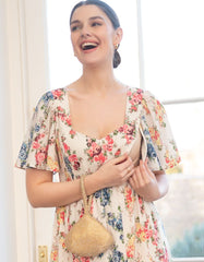 Women Seraphine Dresses | Vintage Floral Maternity &amp; Nursing Dress