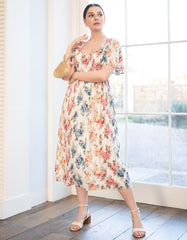 Women Seraphine Dresses | Vintage Floral Maternity &amp; Nursing Dress