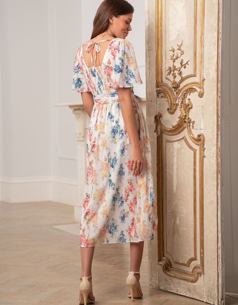 Women Seraphine Dresses | Vintage Floral Maternity &amp; Nursing Dress