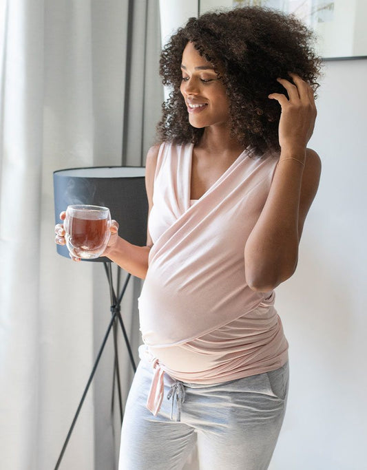 Women Seraphine Essentials | Blush Cotton Skin To Skin Top