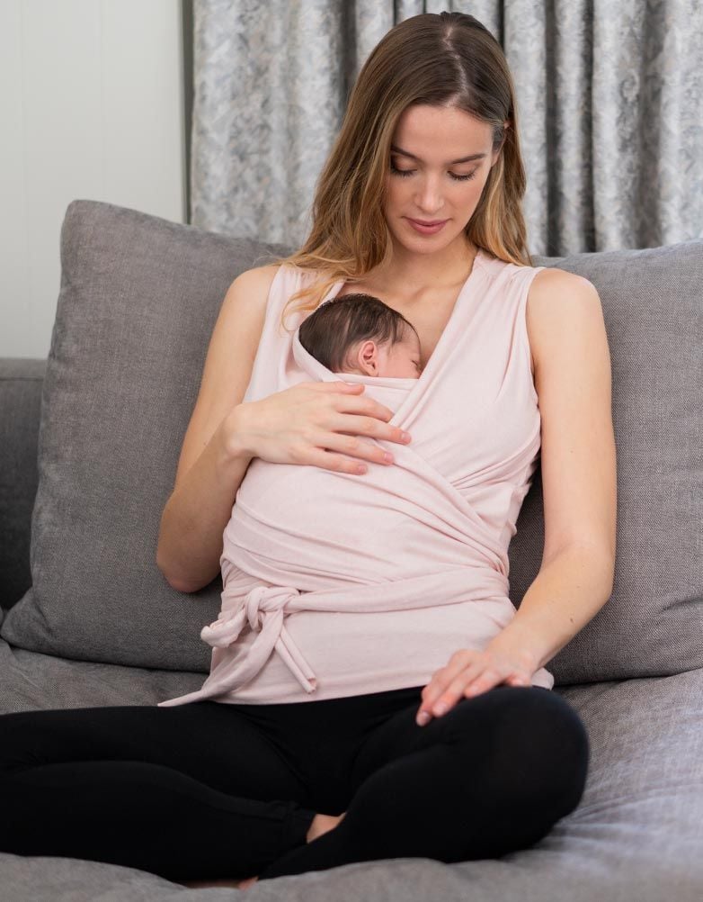 Women Seraphine Essentials | Blush Cotton Skin To Skin Top