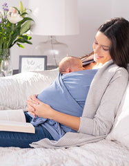 Women Seraphine Essentials | Slate Blue Cotton Skin To Skin Top