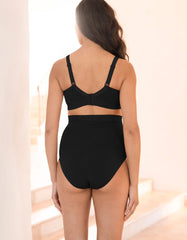 Women Seraphine Essentials | Twin Pack Bamboo Over Bump Maternity Briefs - Black