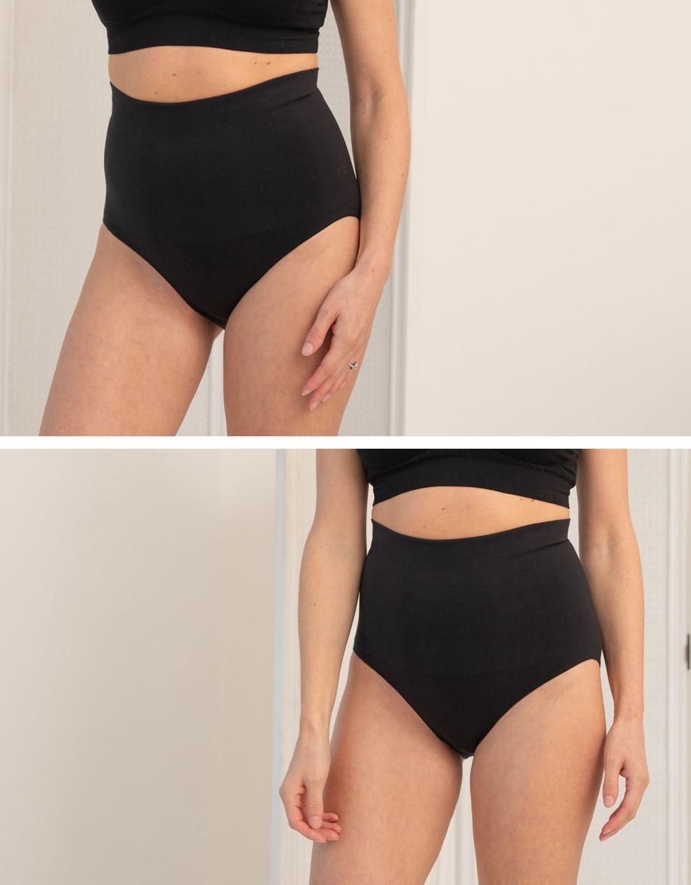 Women Seraphine Essentials | Twin Pack Post Maternity Shaping Briefs – Black