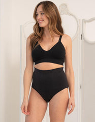 Women Seraphine Essentials | Twin Pack Post Maternity Shaping Briefs – Black
