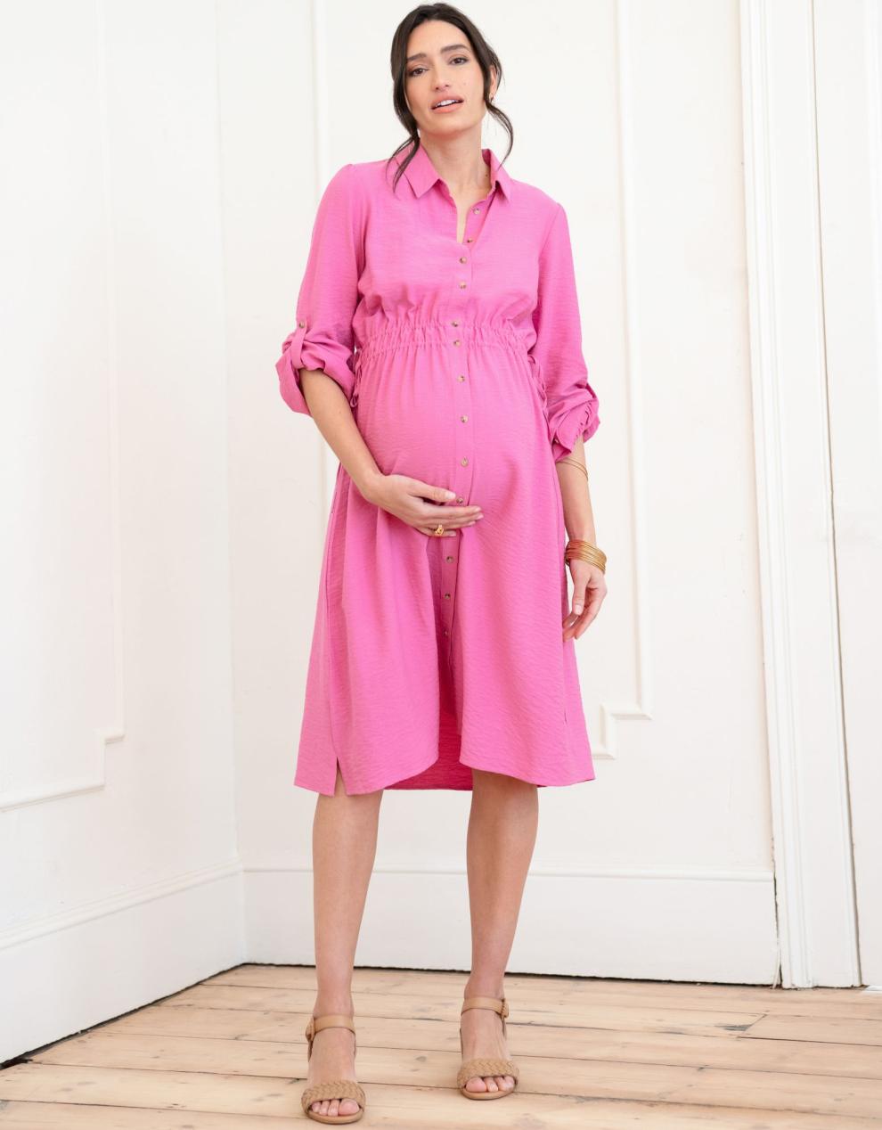 Women Seraphine Formal Dresses | Maternity Shirt Dress