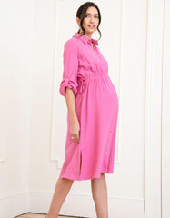 Women Seraphine Formal Dresses | Maternity Shirt Dress