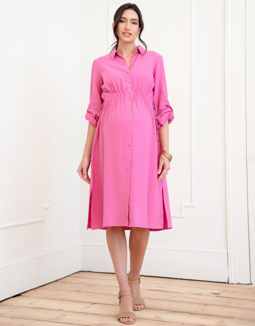 Women Seraphine Formal Dresses | Maternity Shirt Dress