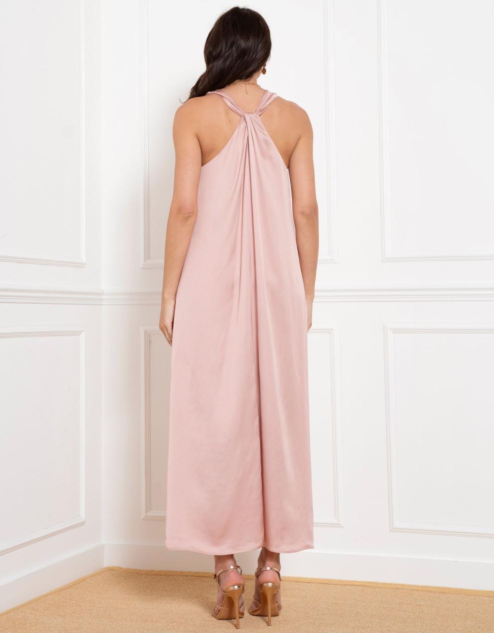 Women Seraphine Formal Dresses | Reversible Halter Neck A-Line Maternity Dress