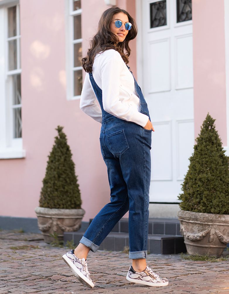 Women Seraphine Jeans | Denim Maternity Overalls