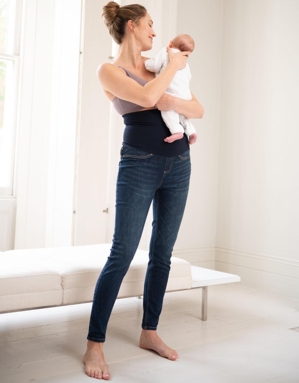 Women Seraphine Jeans | Organic Indigo Post Maternity Shaping Jeans