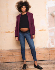 Women Seraphine Jeans | Organic Indigo Under Bump Skinny Maternity Jeans
