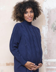 Women Seraphine Jumpers &amp; Knitwear | Cable Knit Maternity &amp; Nursing Tunic