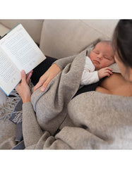 Women Seraphine Jumpers &amp; Knitwear | Two Tone Luxury Maternity &amp; Nursing Shawl Wrap Maternity