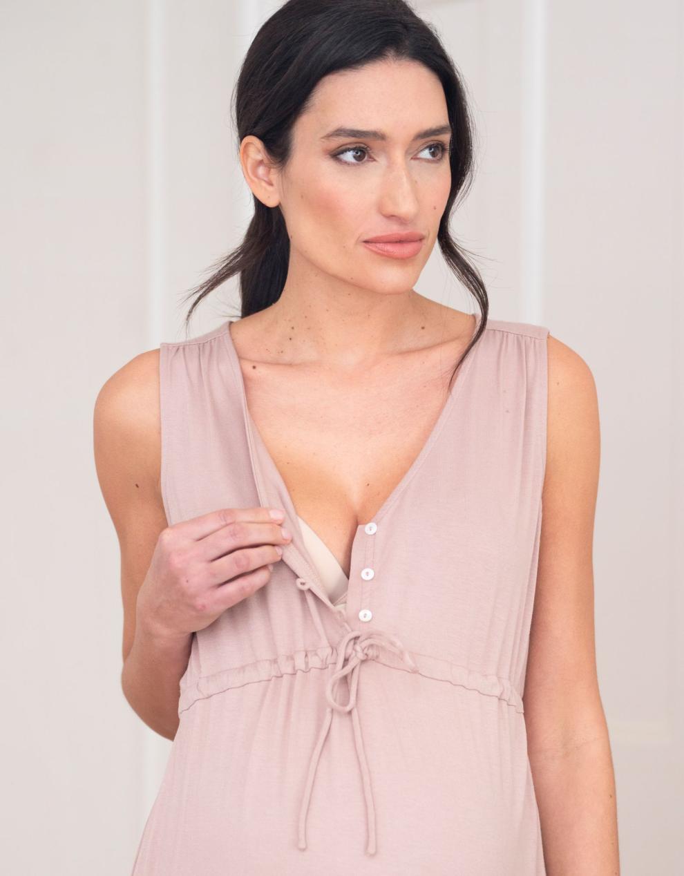 Women Seraphine Kits &amp; Sets | Full Length Jersey Pajama Maternity-To-Nursing Set