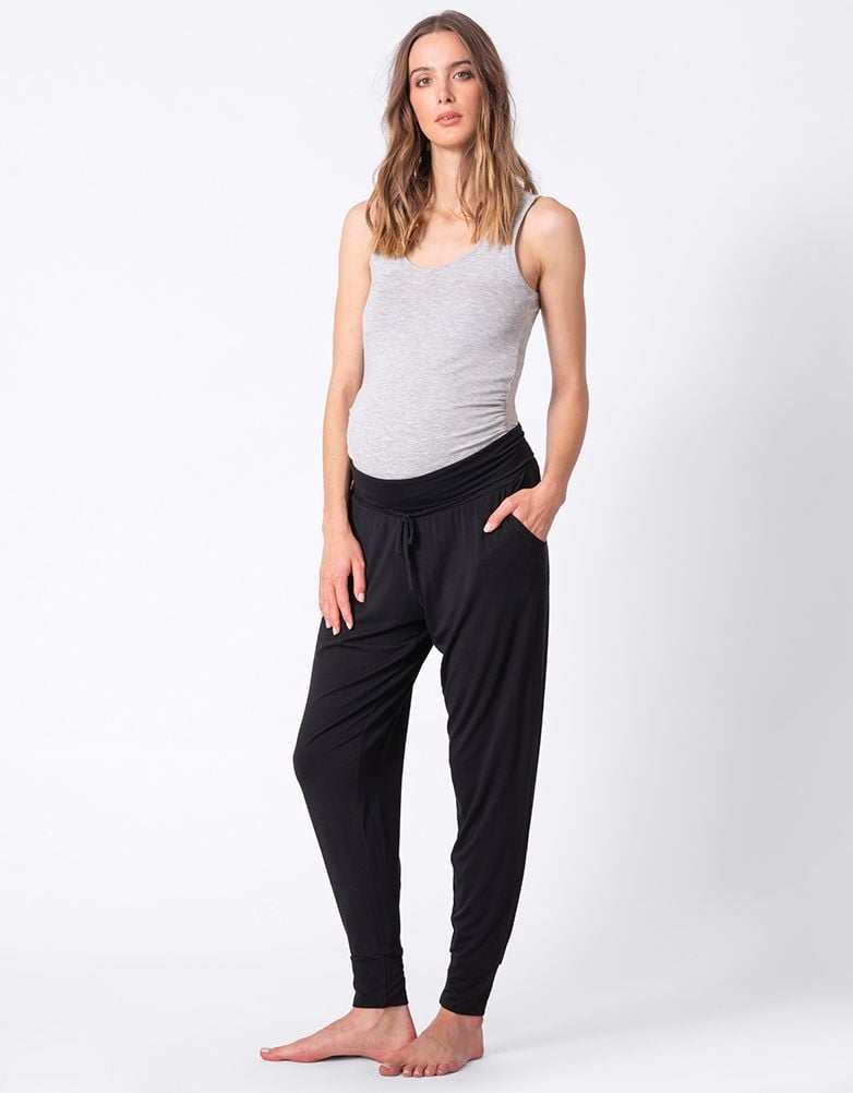 Women Seraphine Kits &amp; Sets | Twin Pack Maternity Lounge Pants – Grey &amp; Black