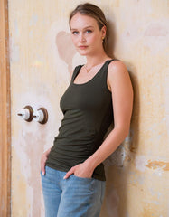 Women Seraphine Kits &amp; Sets | Twin Pack Maternity &amp; Nursing Vest Tops – Khaki &amp; Blush