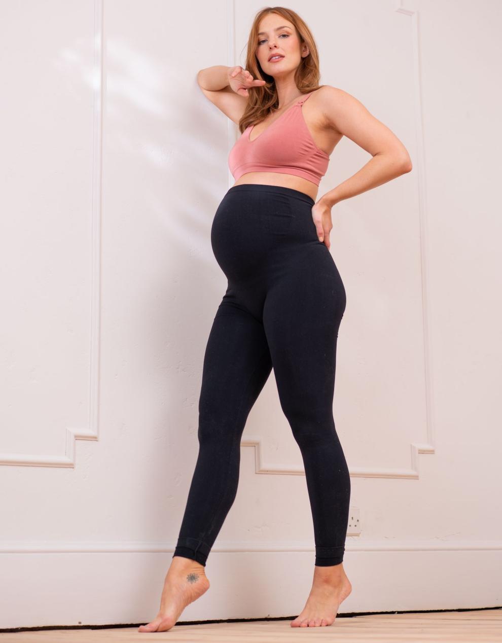 Women Seraphine Leggings &amp; Tights | Seamless Over Bump Maternity Leggings