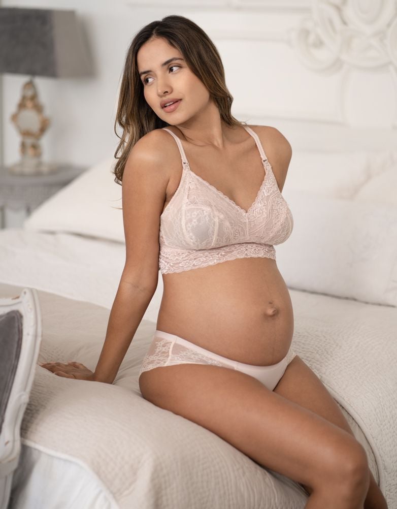 Women Seraphine Lingerie &amp; Shapewear | Blush Lace Maternity &amp; Nursing Bralette