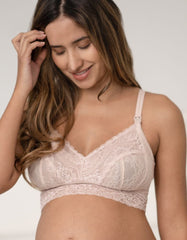 Women Seraphine Lingerie &amp; Shapewear | Blush Lace Maternity &amp; Nursing Bralette