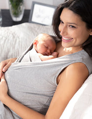 Women Seraphine Loungewear | Grey Marl Cotton Skin To Skin Top