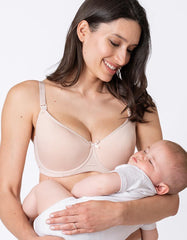 Women Seraphine Nursing Bras &amp; Lingerie | Seraphine Nude T-Shirt Maternity &amp; Nursing Bra